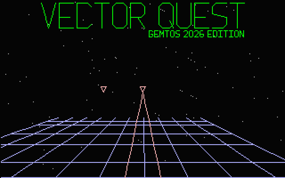 Vector Quest atari screenshot